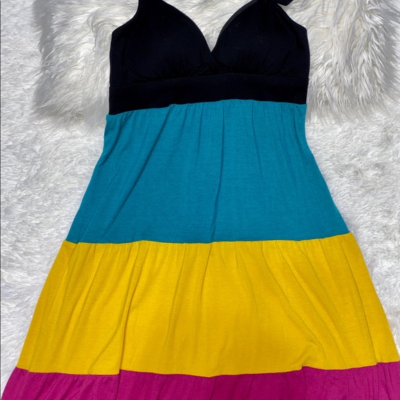 Multicolor maxi dress 💗💜 - Picture 5 of 8